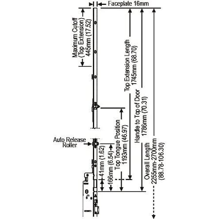 Strybuc Auto Top Tongue Extension 850-8778595